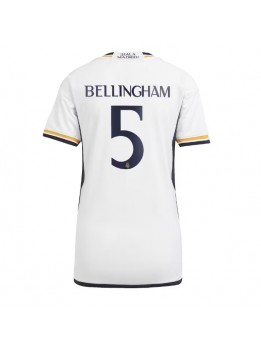 Ženski Nogometna dresi replika Real Madrid Jude Bellingham #5 Domači 2023-24 Kratek rokav